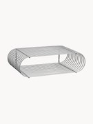 Kovová nástenná polica Curva, Š 40 cm