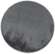 Protišmykový koberec MELLOW antracitový kruh