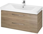 Cersanit Mille, súprava závesnej skrinky a keramického umývadla 100cm, orech, S801-331-DSM