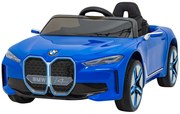 BMW i4 auto na batérie pre deti modré + diaľkové ovládanie