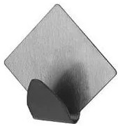 BISK Erga Trendy, samolepiaci 1-háčik na uterák (4 ks), oceľová, ERG-05716