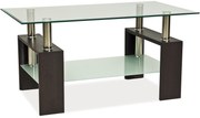 Konferenčný stolík Lugar Basic II (wenge). Akcia -13%. Vlastná spoľahlivá doprava až k Vám domov. 761842