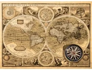 Fototapeta, Mapa, 315 x232cm
