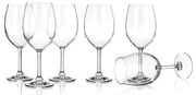 Poháre Na Červené Víno Leona Crystal 430ml 6ks