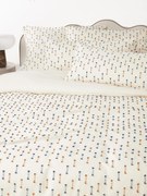 Bavlnená obliečka na paplón so všívanými strapcami Lenja