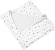 Biela mušelínová detská deka 75x75 cm – Bébé Douceur