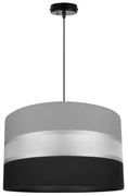 Závesné svietidlo Elegance, 1x textilné tienidlo (výber z 3 farieb - kombinácia 2 farieb), (výber z 3 farieb konštrukcie), (fi 35cm)