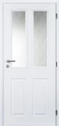 Doornite Achilles Interiérové dvere 70 P, 746 × 1983 mm, lakované, pravé, biele, presklené