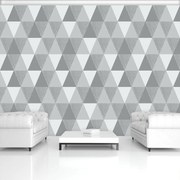 Fototapeta - Trojuholníkový vzor (254x184 cm)