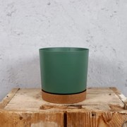 Prosperplast plastový kvetináč Tubo PM pine green Ø 15 cm