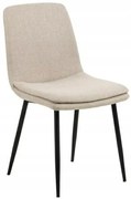 Jídelní židle Becca béžová/černá