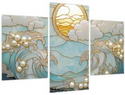 Obraz - 3D perly v oceáne (90x60 cm)