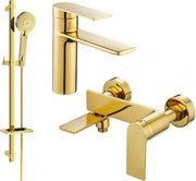 Mexen Zero DQ40 vaňová súprava, zlatá - 71103DQ40-50