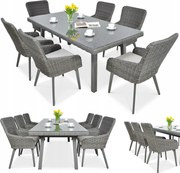 Sada záhradného jedálenského nábytku Technorattan Milano Stôl 6xStolička