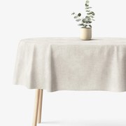 Goldea oválny obrus malaga - režný 120 x 160 cm