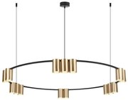 Luster na lanku GENESIS 15xGU10/8W/230V zlatá