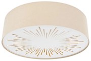 Stropné svietidlo RAYS 2xE27/60W/230V pr. 40 cm béžová