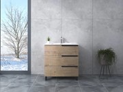 Torino Sonoma Kúpeľňová skrinka s umývadlom 80cm