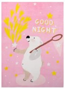 Koberec PLAY Macko hviezdy G4016-5 ružový