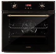 Klarstein Elizabeth, vstavaná rúra, retro dizajn, 6 funkcií, 50 – 250 °C, čierna