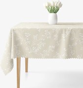 Goldea hranatý teflónový obrus - popínavé rastliny 140 x 220 cm