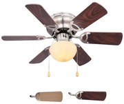 Globo 03802 - Stropný ventilátor UGO 1xE27/60W/230V GL5119