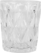 Transparentný pohár na vodu Diamond - Ø 8*10 cm / 250 ml
