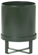 Ferm Living Kvetináč Bau Pot Small dark green