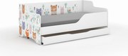 Wooden Toys Detská posteľ LILU 160x80 LAS – sada