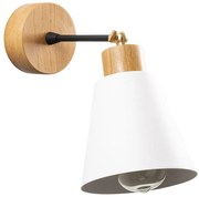 Nástenné svietidlo v bielo-prírodnej farbe Manavgat – Opviq lights