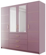 Skriňa Bali D4 Slivka/zrkadlo