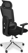 Ergonomická sieťovaná kancelárska stolička s nastaviteľnou opierkou hlavy