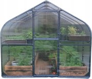 Polykarbonátový Skleník Tunel 5M2 250X200 Ptf Poľsko Grafitová Hliníková