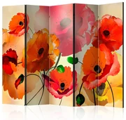 Artgeist Paraván - Velvet Poppies II [Room Dividers]
