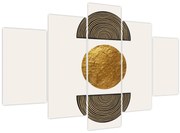 Obraz - Zlatý ornament N⁰1 (150x105 cm)