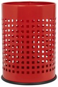 Alda Odpadkový kôš Officer dierovaný 18 l, červená, 18 l