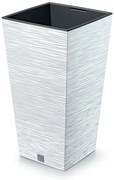 Kvetináč FURU SQUARE 29,5 cm, biela, 29,5 cm