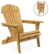 Skladacie drevené záhradné kreslo