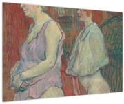 Obraz - Henri de Toulouse-Lautrec, Rue des Moulins, reprodukcia (90x60 cm)