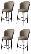 Súprava barových stoličiek Fora Cappuccino, 4 ks, 4 ks