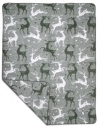 Deka s motívom jeleňov - 130 * 180 * 3cm