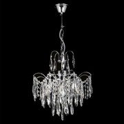 Krištáľový luster na reťazi 4xE27/60W/230V