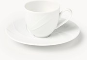 Šálky na espresso's podšálkami Adonis, 4 ks