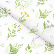 Goldea teflónová látka na obrusy - lesné kvety 160 cm