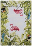 Kusový koberec Flair 105616 Tropical Birds Multicolored – na von aj na doma, 200x285, viacfarebná, chodba / predsieň, Hanse Home