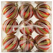 DECOLED Sada ozdob, prům. 8 cm, barevné