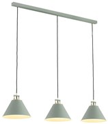 Argon 6177 - Luster na lanku ORTE 3xE27/15W/230V zelená