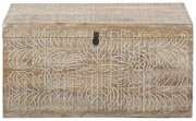 Truhlica z mangového dreva v prírodnej farbe 45x50 cm Malati – Støraa