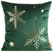 VIANOČNÁ DEKORAČNÁ OBLIEČKA NA VANKÚŠ ELEGANCE4 45X45 CM VZOROVANÁ