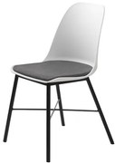 Jedálenská stolička Unique Furniture WHISTLER biela polyester 36611001